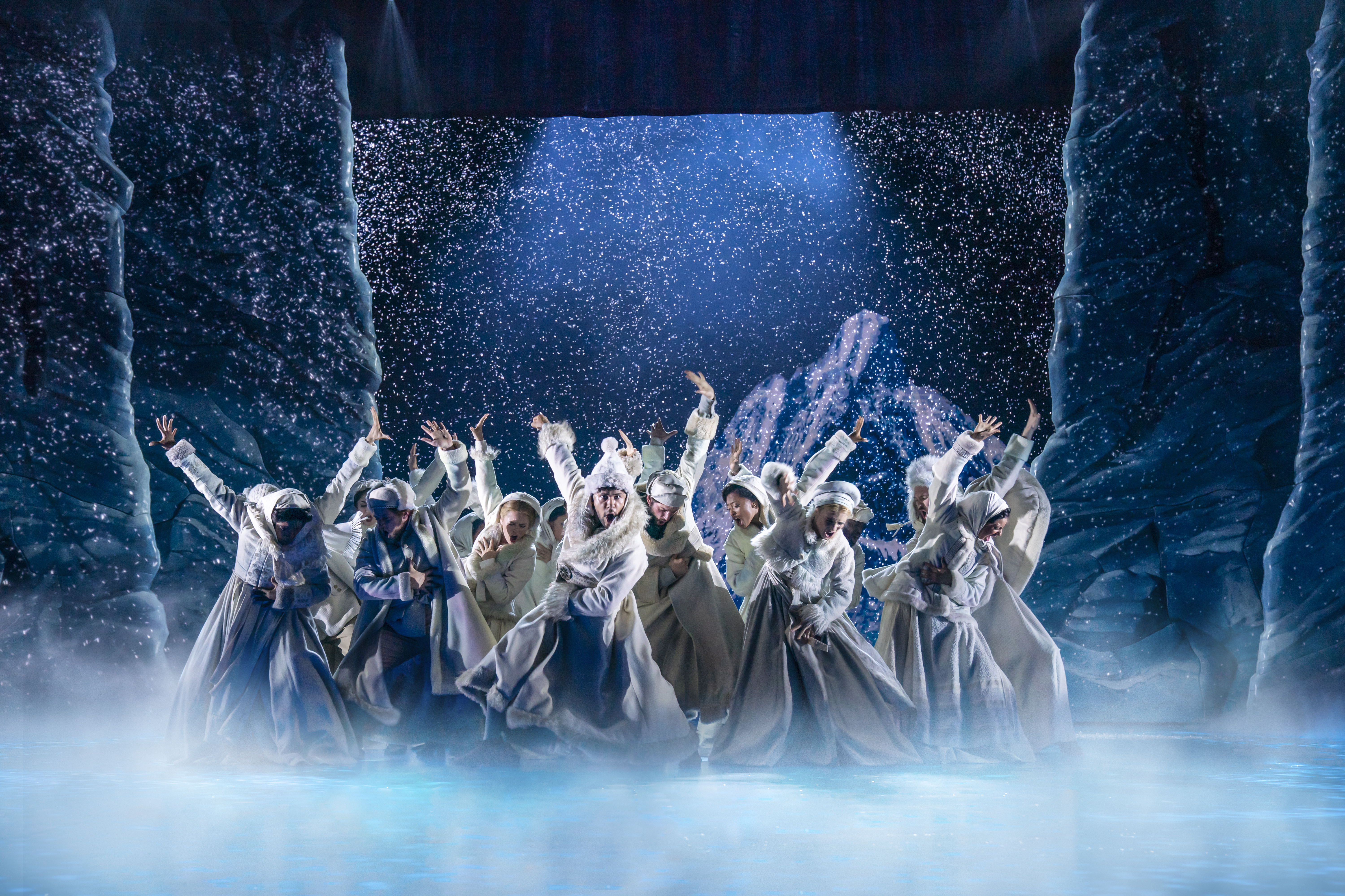Cast of Disney's Frozen - Photo by Johan Persson © Disney