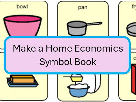 Make a Home Economics Book with Symbols