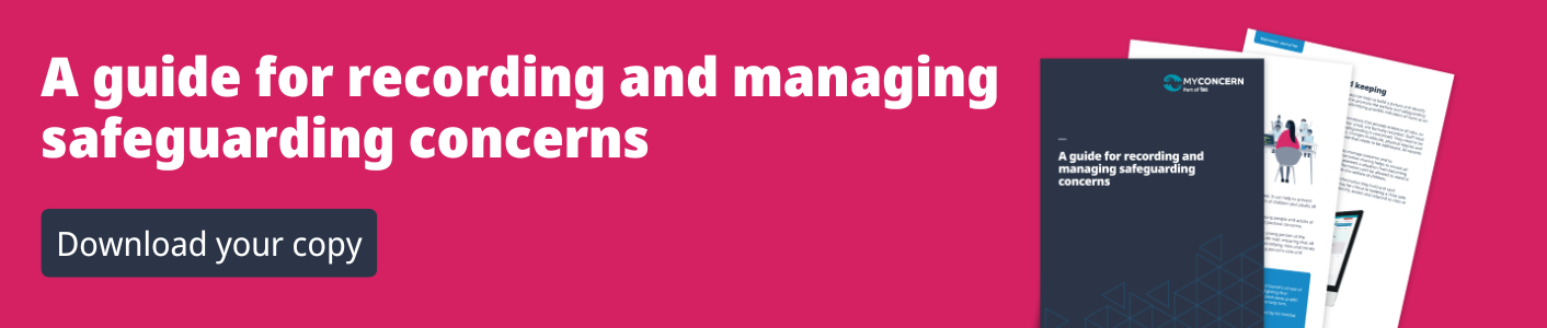 A guide to managing allegations of abuse MyConcern banner