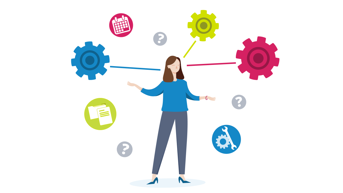 An educator choosing school timetable software